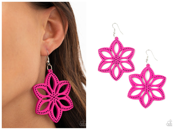 Bahama Blossoms - Pink Earring