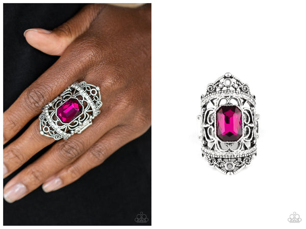 Undefinable Dazzle - Pink Ring