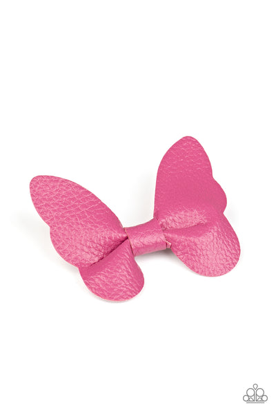 Butterfly Oasis - Pink Hair Clip