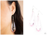 Crystal Crowns - Pink Earring