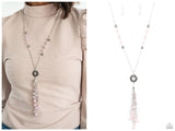 Tasseled Treasure - Pink Necklace