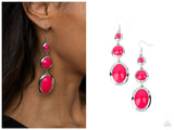 Retro Reality - Pink Earring