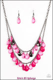 Storm Warning - Pink Necklace