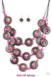 Bahama Bungalow - Pink Necklace