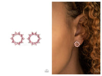 Richly Resplendent - Pink Post Earring