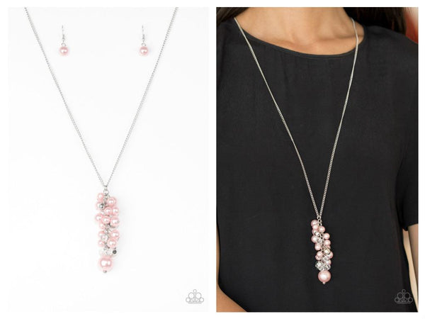 Ballroom Belle - Pink Necklace