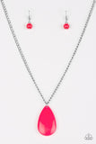 So Pop-YOU-lar - Pink Necklace