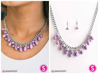 Cant BEAD Tamed - Purple Necklace