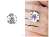 Boho Blossom - Purple Ring