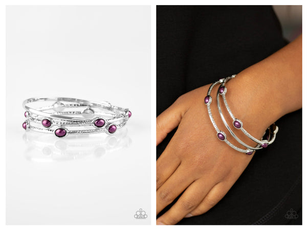 Bangle Belle - Purple Bracelet