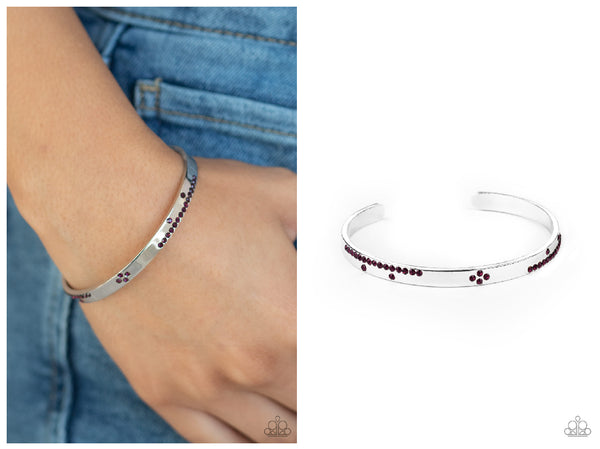 Dainty Dazzle - Purple Bracelet