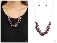 Battle of the Bombshells - Purple Necklace