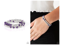 Downright Dressy - Purple Bracelet