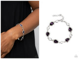 Timelessly Teary - Purple Bracelet
