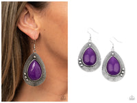 Western Fantasy - Purple Earring