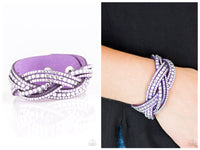 Bring On The Bling - Purple Bracelet