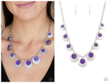The Cosmos Are Calling - Purple Necklace