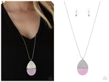 Rainbow Shores - Purple Necklace