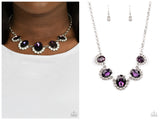 The Queen Demands It - Purple Necklace