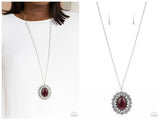 Oh My Medallion - Purple Necklace