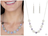 Refined Reflections - Purple Necklace