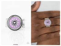 Free-Spirited Flower - Purple Ring