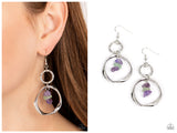 Good-Natured Spirit - Purple Earring