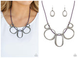 Historical Hipster - Purple Necklace