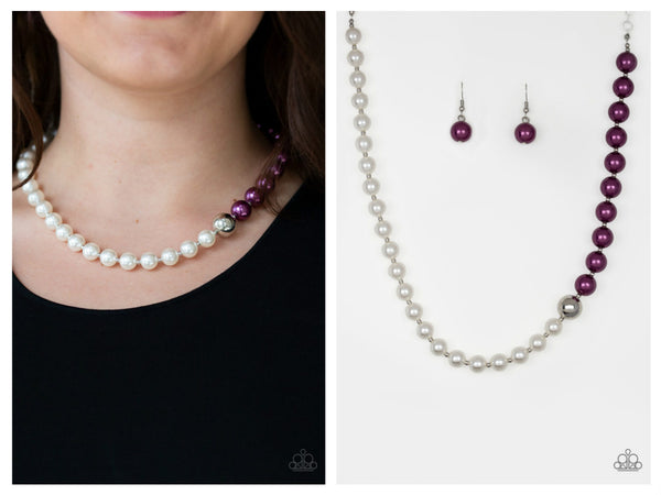 5th Avenue A-Lister - Purple Necklace