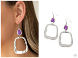 Material Girl Mod - Purple Earring