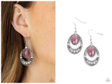 Serene Shimmer - Purple Earring