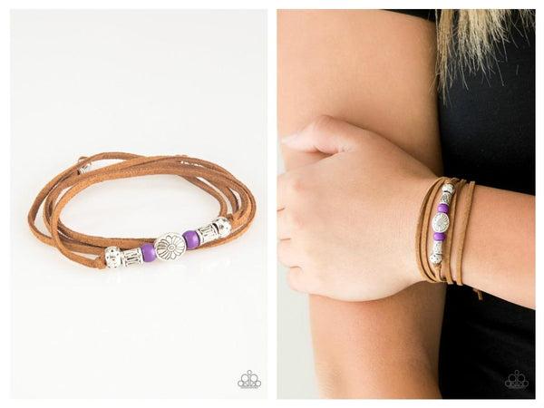 Clear A Path - Purple Bracelet