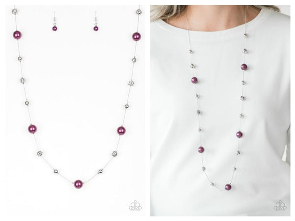Eloquently Eloquent - Purple Necklace