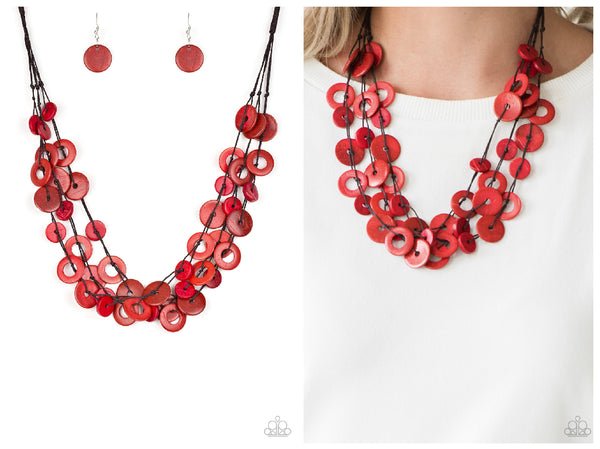 Wonderfully Walla Walla - Red Necklace