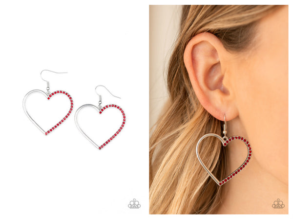 First Date Dazzle - Red Earring