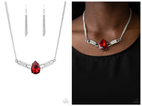 Way To Make An Entrance - Red Necklace