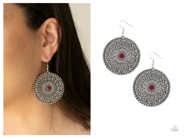 WHEEL and Grace - Red Earring