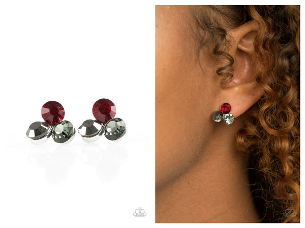 Everything Must GLOW! - Red Post Earring