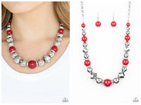 Weekend Party - Red Necklace