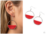 Head-Over-Horizons - Red Earring