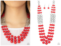 A La Vogue - Red Necklace