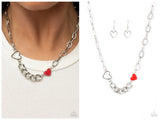 Little Charmer - Red Necklace