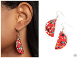 Flashdance Fashionista - Red Earring