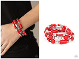 Perfectly Prismatic - Red Bracelet