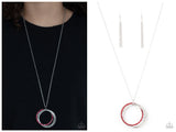 Harmonic Halos - Red Necklace