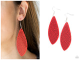 Surf Scene - Red Earring
