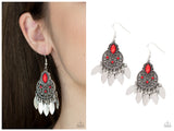 Galapagos Glamping - Red Earring