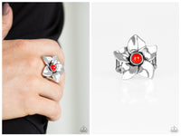 Boho Blossom - Red Ring