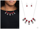 Celestial Royal - Red Necklace