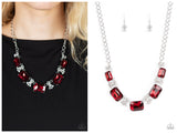 Flawlessly Famous - Red Necklace